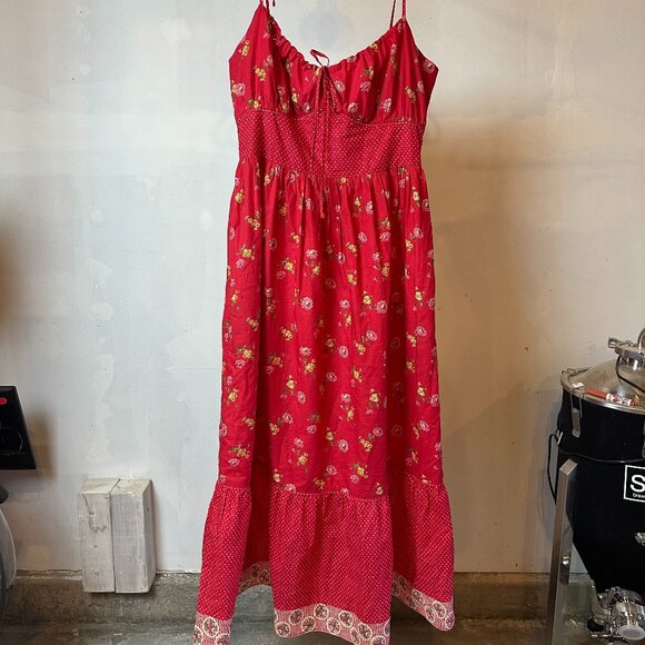 Christy Dawn The Antara Dress in Cherry Daisy - Size Large - Picture 5 of 8
